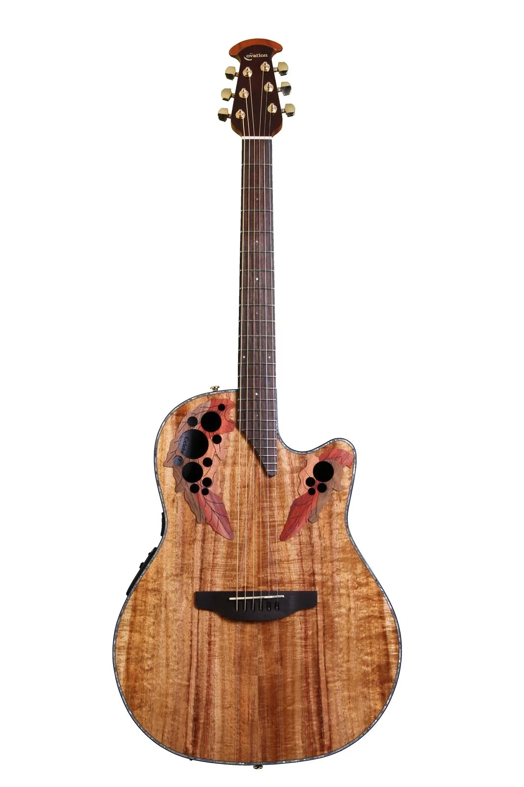 Электроакустическая гитара Ovation CE44P-FKOA Celebrity Elite Mid Cutaway Natural Figured