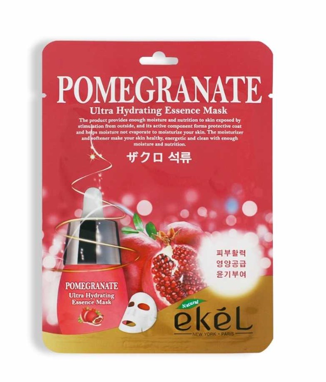

Тканевая маска Ekel Pomegranate Ultra Hydrating Essence Mask 25 мг
