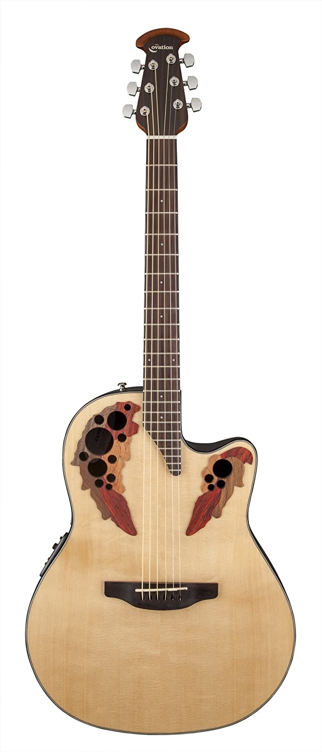 Электроакустическая гитара Ovation CE44-4 Celebrity Elite Mid Cutaway Natural