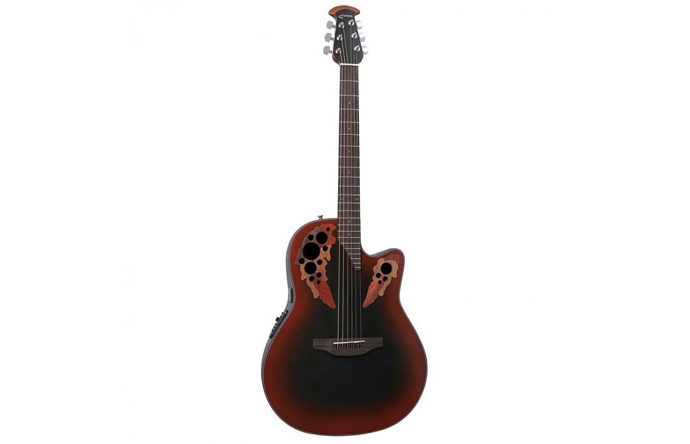 Электроакустическая гитара Ovation CE44-RRB Celebrity Elite Mid Cutaway Reversed Redburst