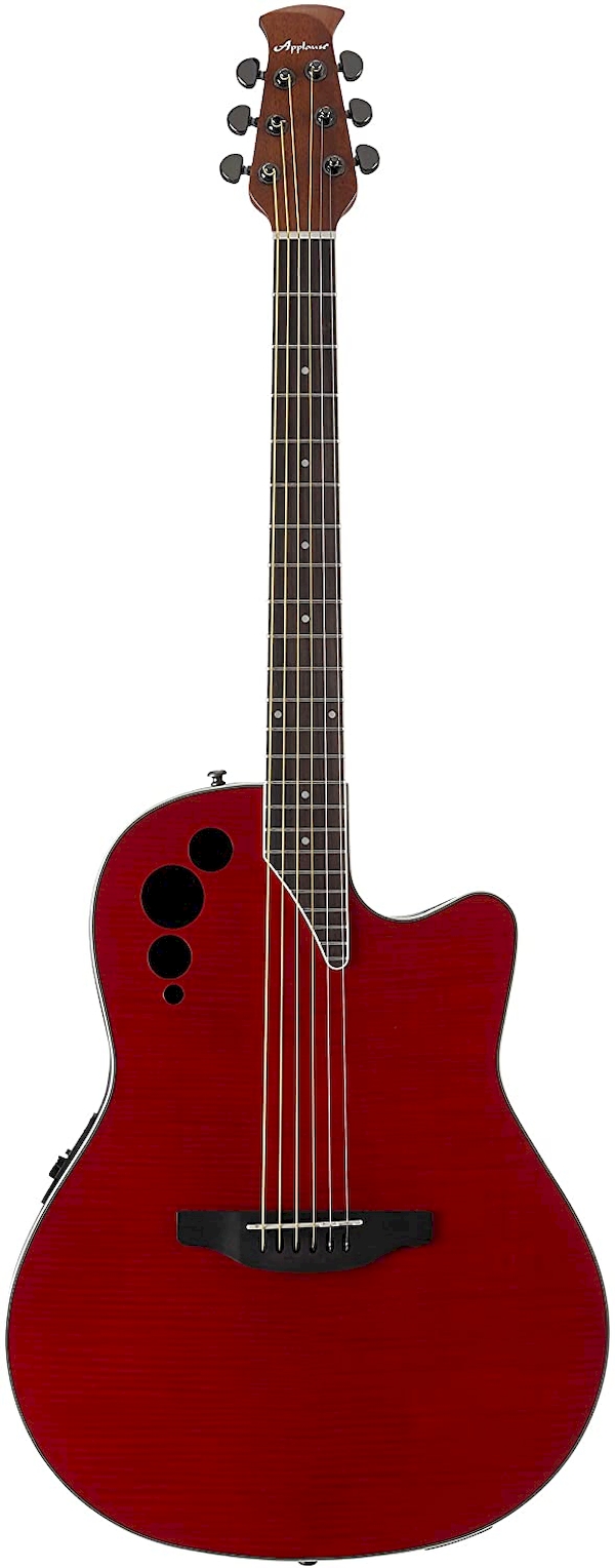 Электроакустическая гитара Applause AE44IIP-CHF Mid Cutaway Cherry Flame