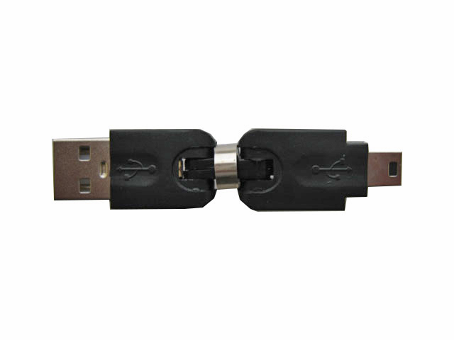 

Переходник Espada USB 2.0 type A to mini USB type B, Чёрный, EUSBAMmBm360