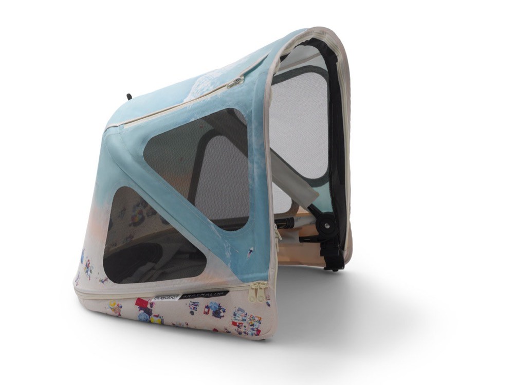 

Капюшон от солнца для коляски Bugaboo Bee Breezy Gray Malin