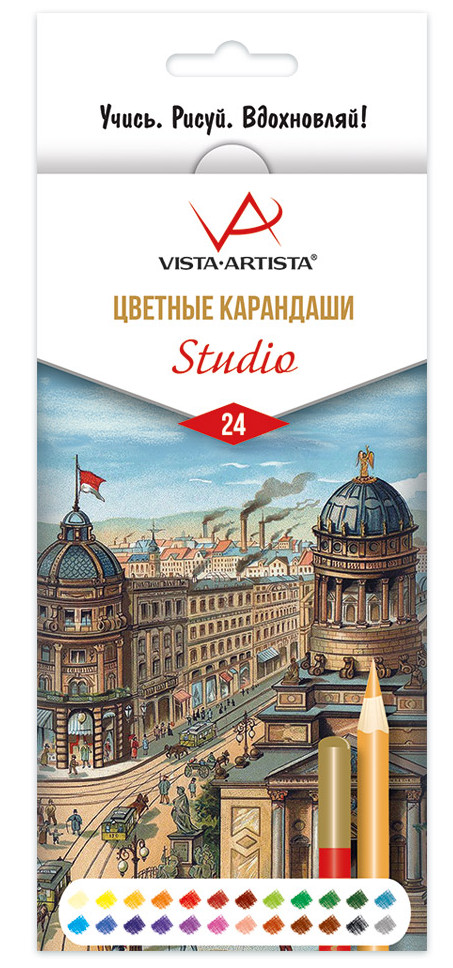 фото Цветные карандаши "vista-artista". studio", 24 цвета