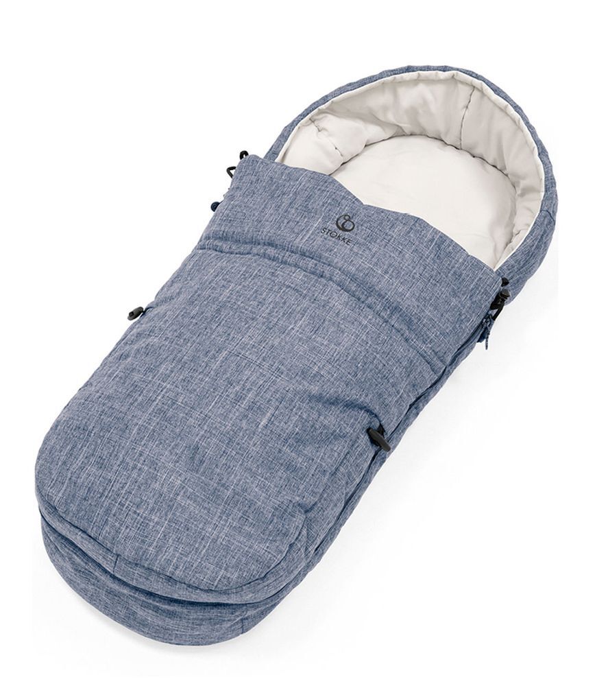 

Люлька мягкая для коляски Stokke Softbag Bllue Melange