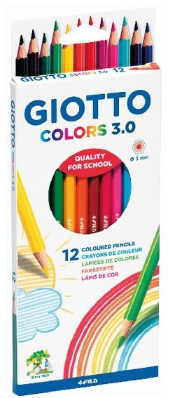 фото Карандаши цветные акварельные "colors 3.0", 12 цветов giotto