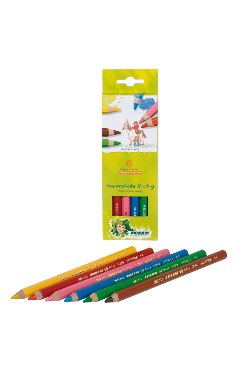 

Карандаши цветные "Supersticks X-big", 6 цветов