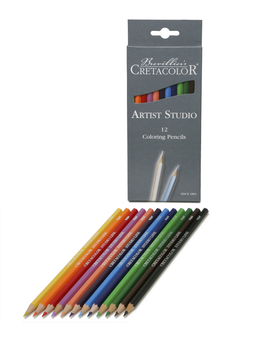 фото Набор профессиональных цветных карандашей "artist studio line", 12 цветов cretacolor