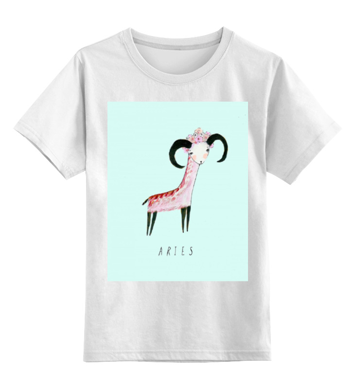 Детская футболка классическая Printio Знаки зодиака. овен., р. 164 ложка детская аргента зодиак овен с позолотой с розовой эмалью