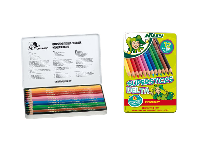 

Карандаши цветные "Supersticks Delta", 12 цветов