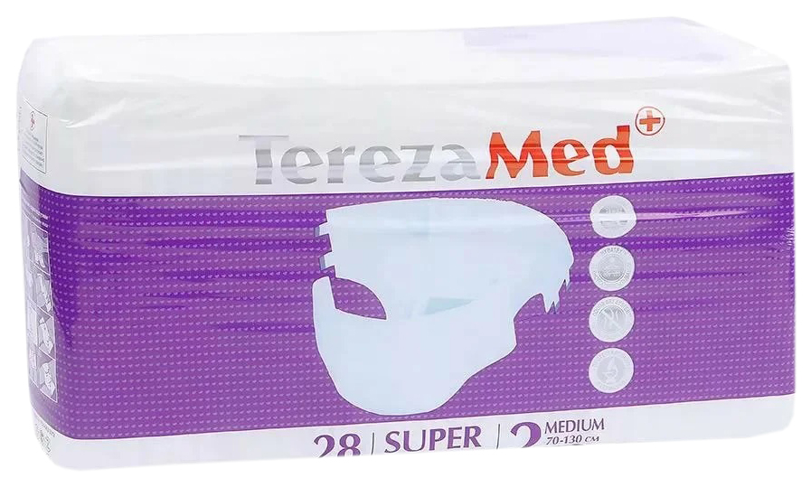 фото Terezamed подгузники для взрослых super р.2 medium n28