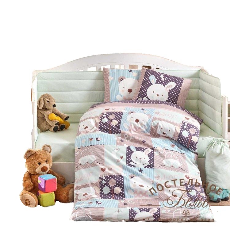 фото Комплект постельного белья hobby home collection snoopy минт с одеялом hobby home textile