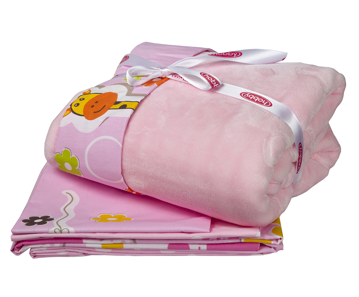 фото Постельное белье hobby home collection puffy розовый с покрывалом hobby home textile