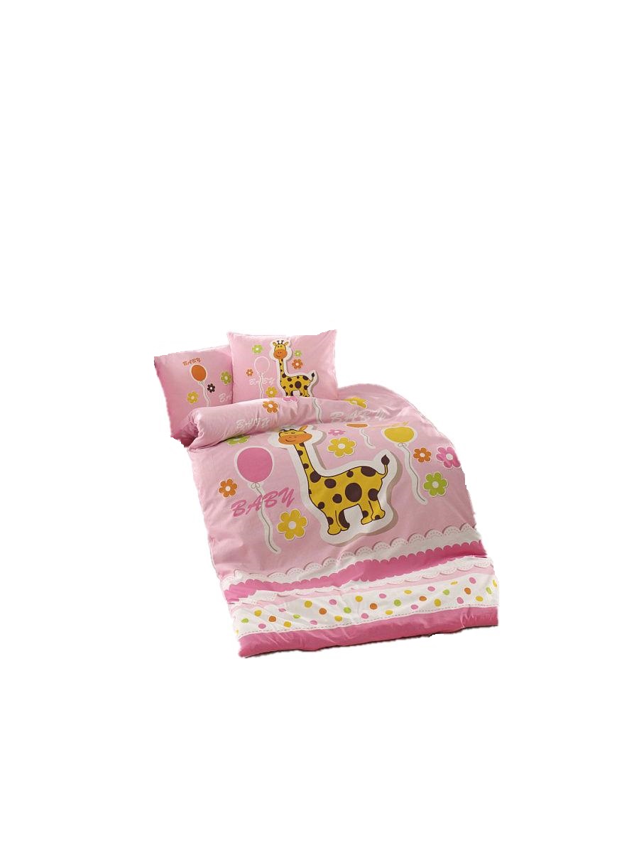 фото Постельное белье hobby home collection puffy розовый с одеялом hobby home textile
