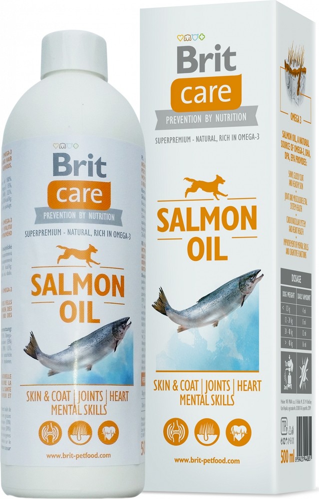 

Витаминный комплекс для собак Brit Care Salmon Oil, 500 г