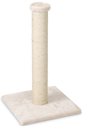 Когтеточка-столбик Beeztees Gina, бежевый, 34x34x60 см