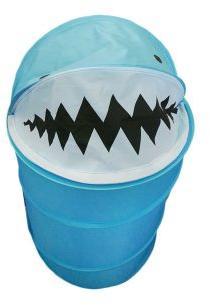 фото Корзина для игрушек наша игрушка акула, 38х43 см