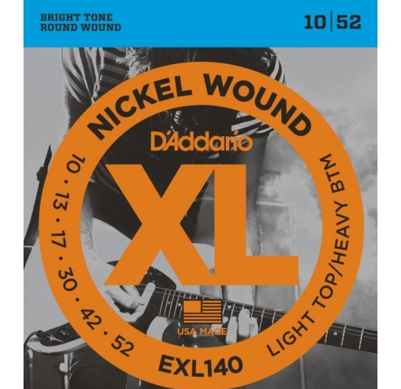 фото Струны для электрогитары d'addario exl140 light top/heavy bottom