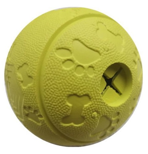 фото Игрушка для лакомств для собак homepet snack, мяч с отверстиями для лакомств, 8 см