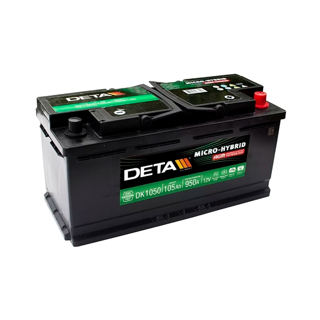 

АКБ 140ah Deta Professional 12 V 140 Ah 800 A Etn 3 B0 513x189x223mm 36.86kg DETA DG1403
