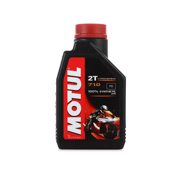 фото Моторное масло для мото motul 1л синтетика 710 тс, fd, l-egd 2т motul арт. 104034