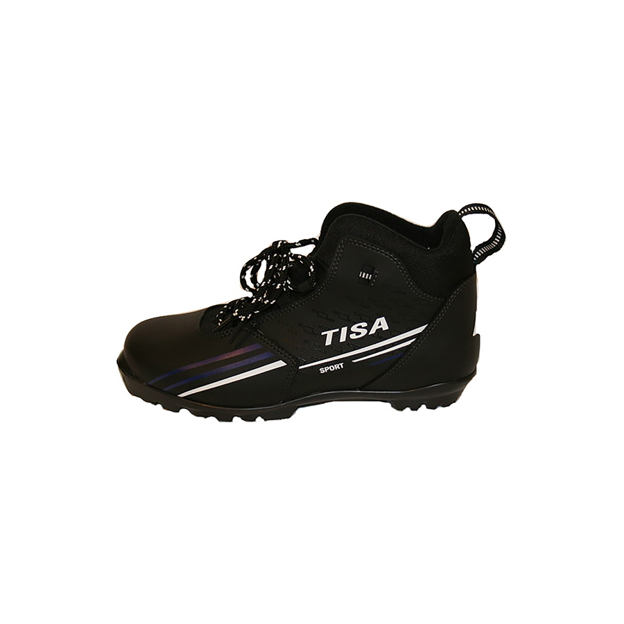Ботинки для беговых лыж Tisa Sport S80220 NNN 2021, черные, 43