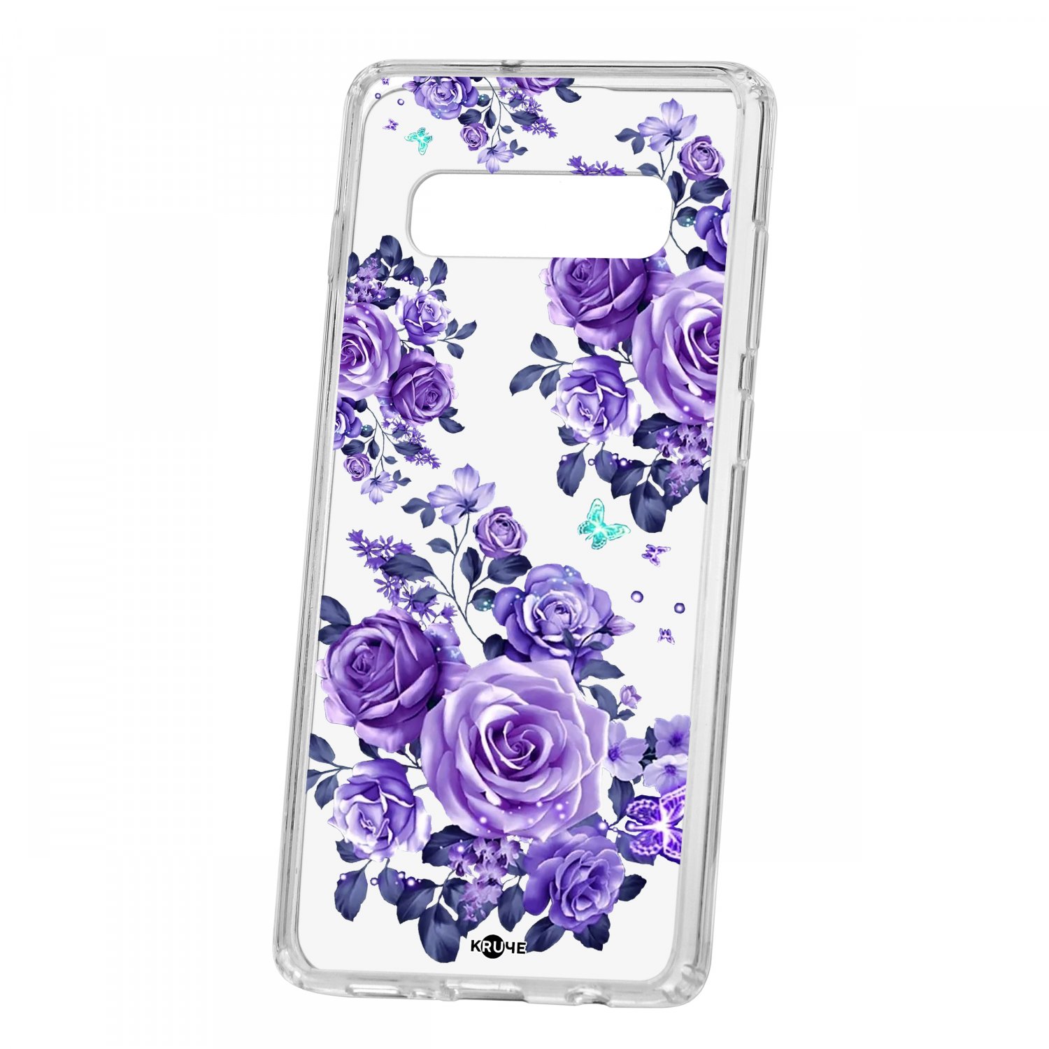 фото Чехол-накладка samsung galaxy s10+ kruche print roses кruче