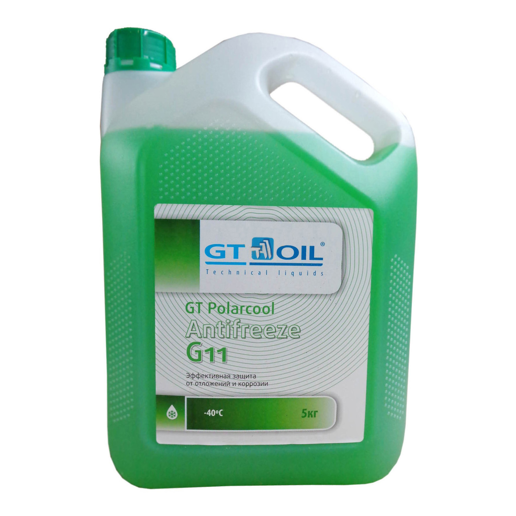 Антифриз GT OIL POLARCOOL G11, зеленый, 5 кг