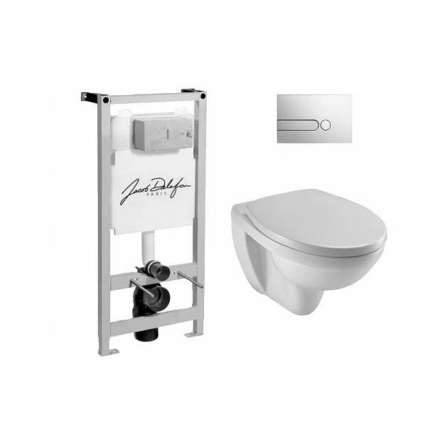 

Комплект Jacob Delafon E5504-NF + E4316-00 + Patio E70021+ Patio E4187