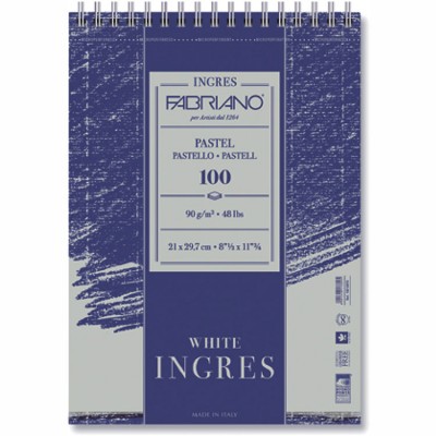 

Альбом для пастели на спирали Fabriano "Ingres" 21х29,7 см 60 л 90 г, разные цвета