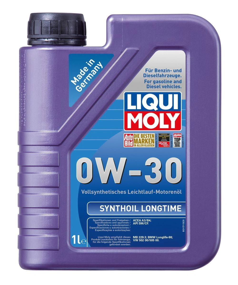 фото Моторное масло liqui moly leichtlauf longtime 0w-30 (1l) 39038