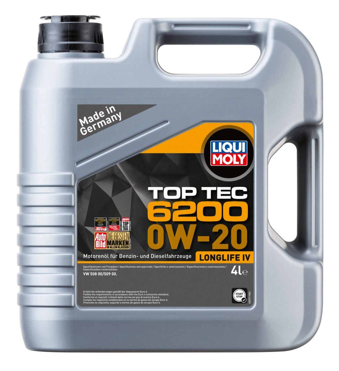 Моторное масло Liqui Moly Top Tec 6200 0W20 5л