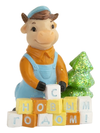 

Новогодняя фигурка Бычок с кубиками Феникс Present 81388