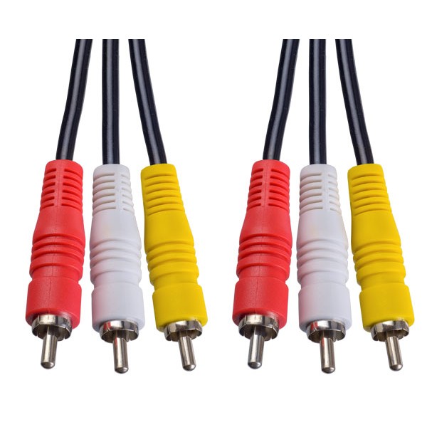 фото Кабель perfeo 3xrca - 3xrca 1,5м black (r3103)