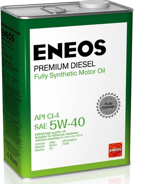Моторное масло Eneos Premium Diesel CJ-4 10W40 1л