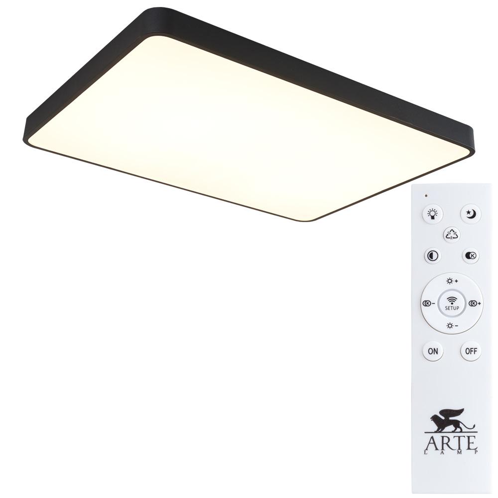 

Потолочный светильник Arte Lamp SCENA A2662PL-1BK