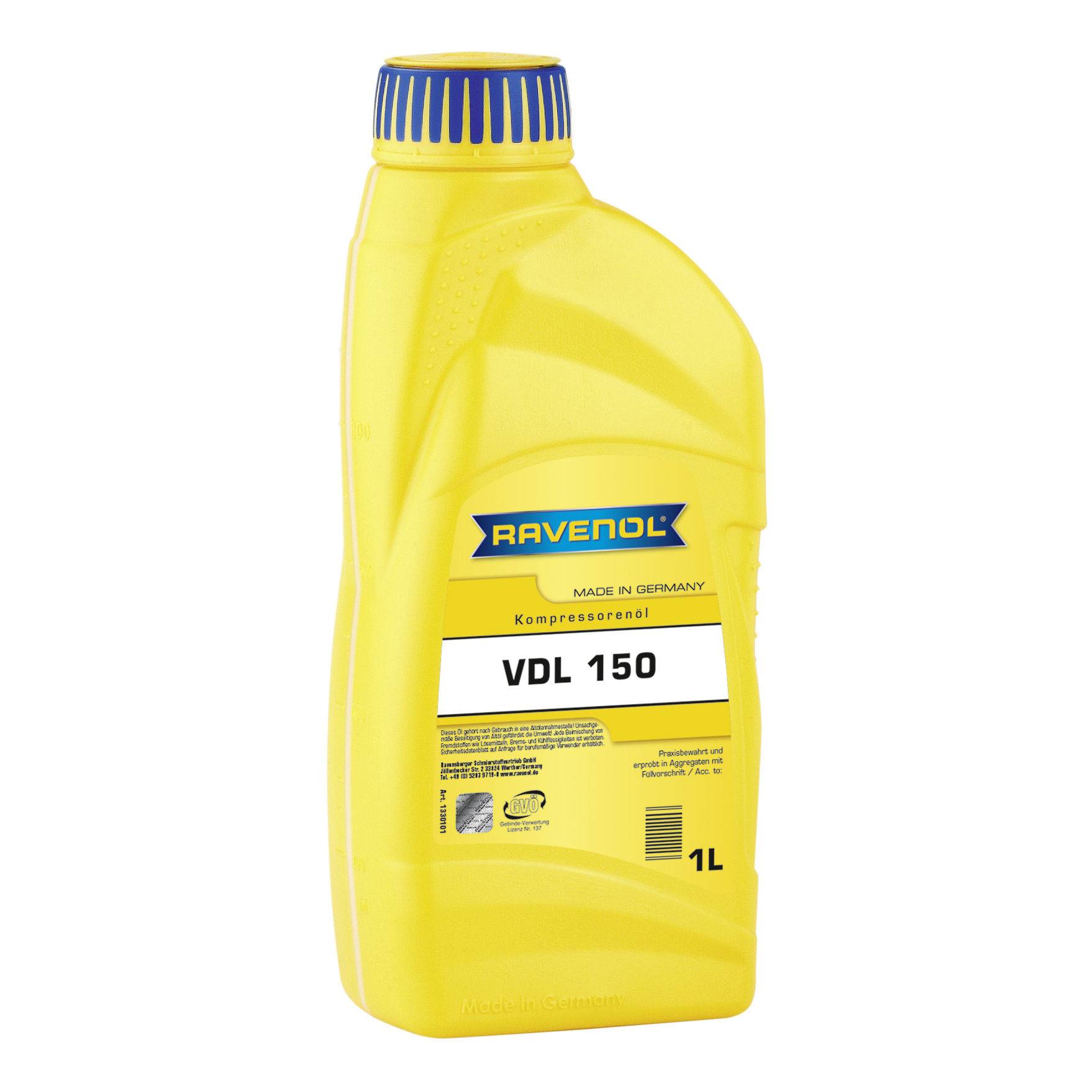 Компрессорное масло RAVENOL Kompressorenoel VDL 150 1л 1330101-001-01-999