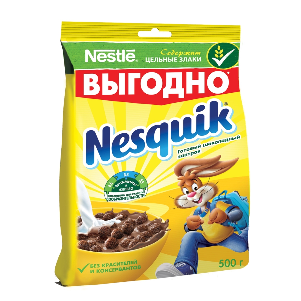 

Nesquik шоколадные шарики 500 г