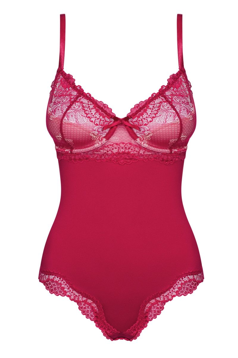 

Оригинальное боди Rosalyne, бордовый, L-, Obsessive, Красный, Rosalyne teddy