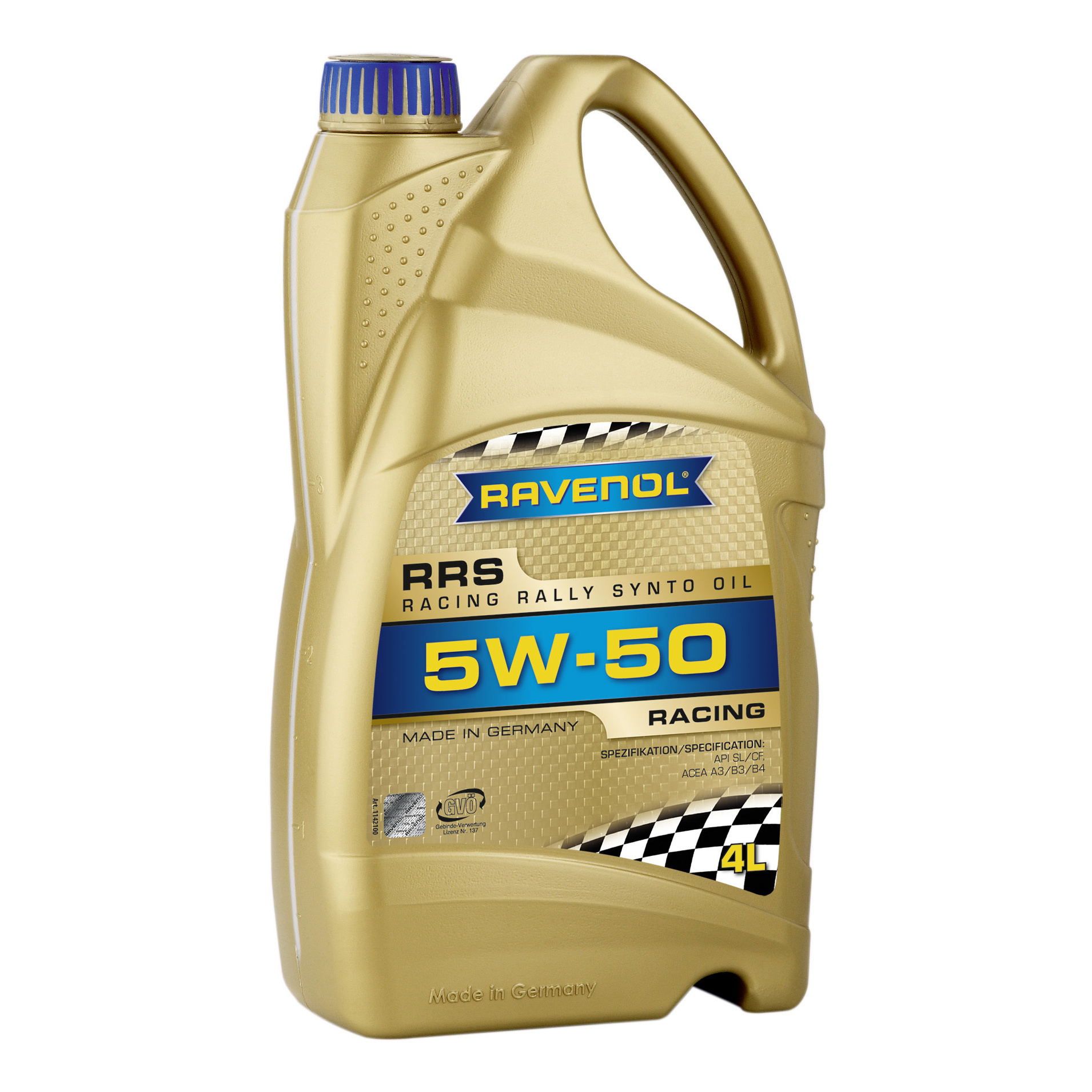 фото Моторное масло ravenol racing rally synto sae 5w-50 4л