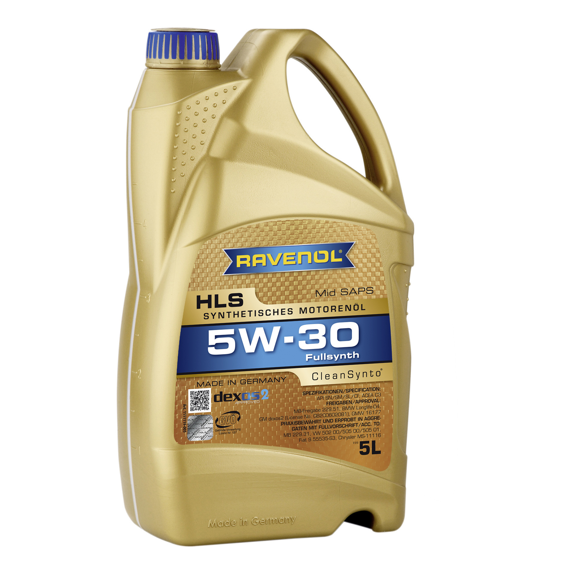 фото Моторное масло ravenol hls sae 5w-30 5л