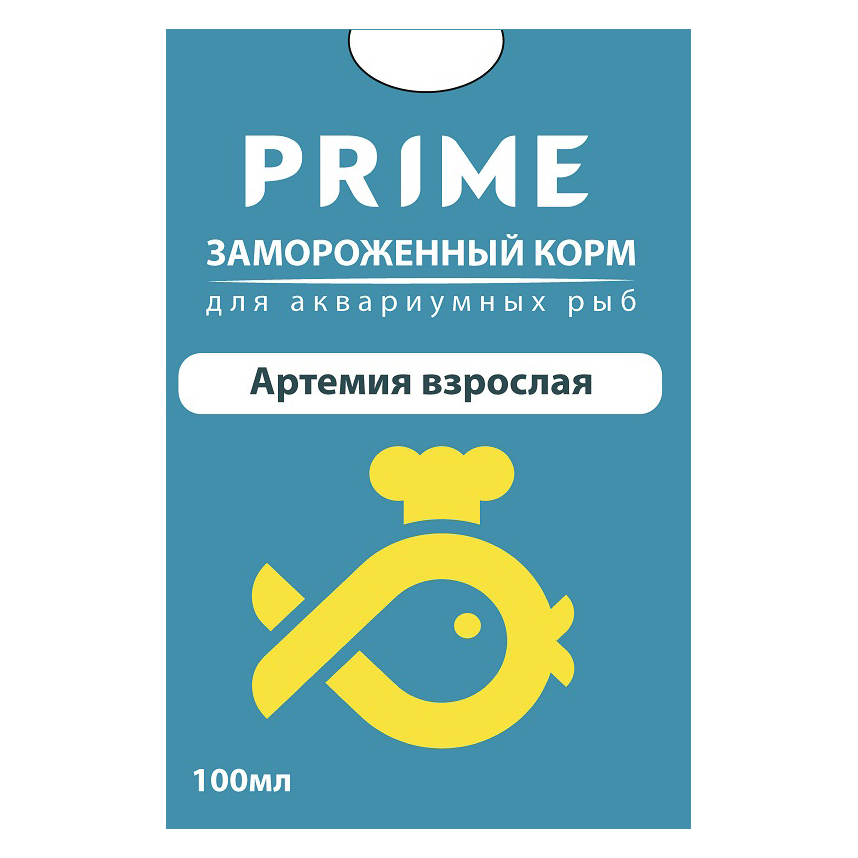 Корм для рыб Prime, Артемия взрослая в блистере 100 мл