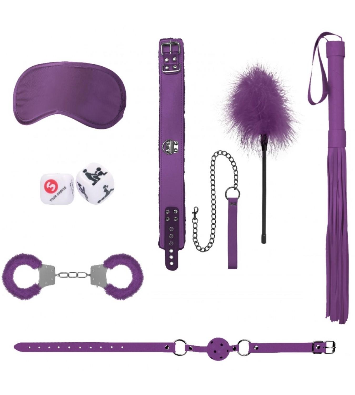 фото Фиолетовый игровой набор introductory bondage kit №6 shots media bv