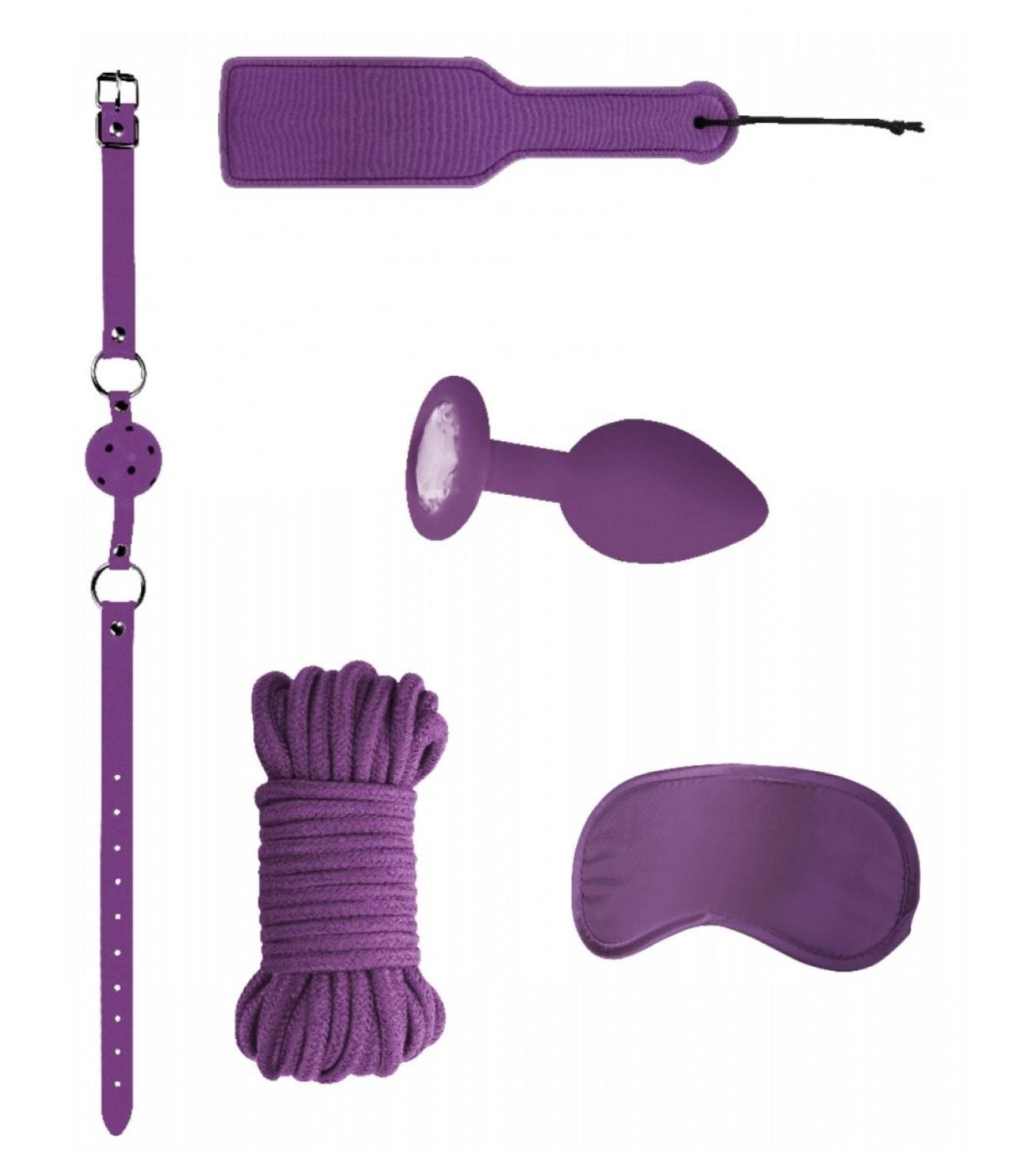 фото Фиолетовый игровой набор introductory bondage kit №5 shots media bv