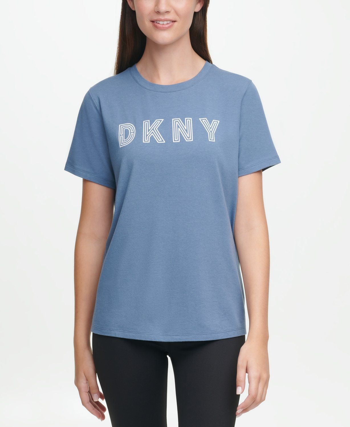 

Футболка женская DKNY DP0T7440 синяя M, DP0T7440