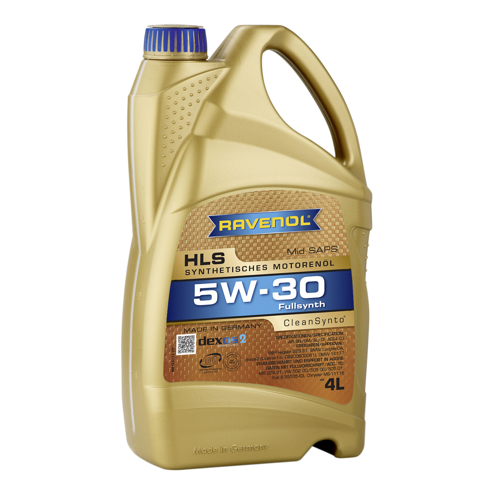 фото Моторное масло ravenol hls sae 5w-30 4л