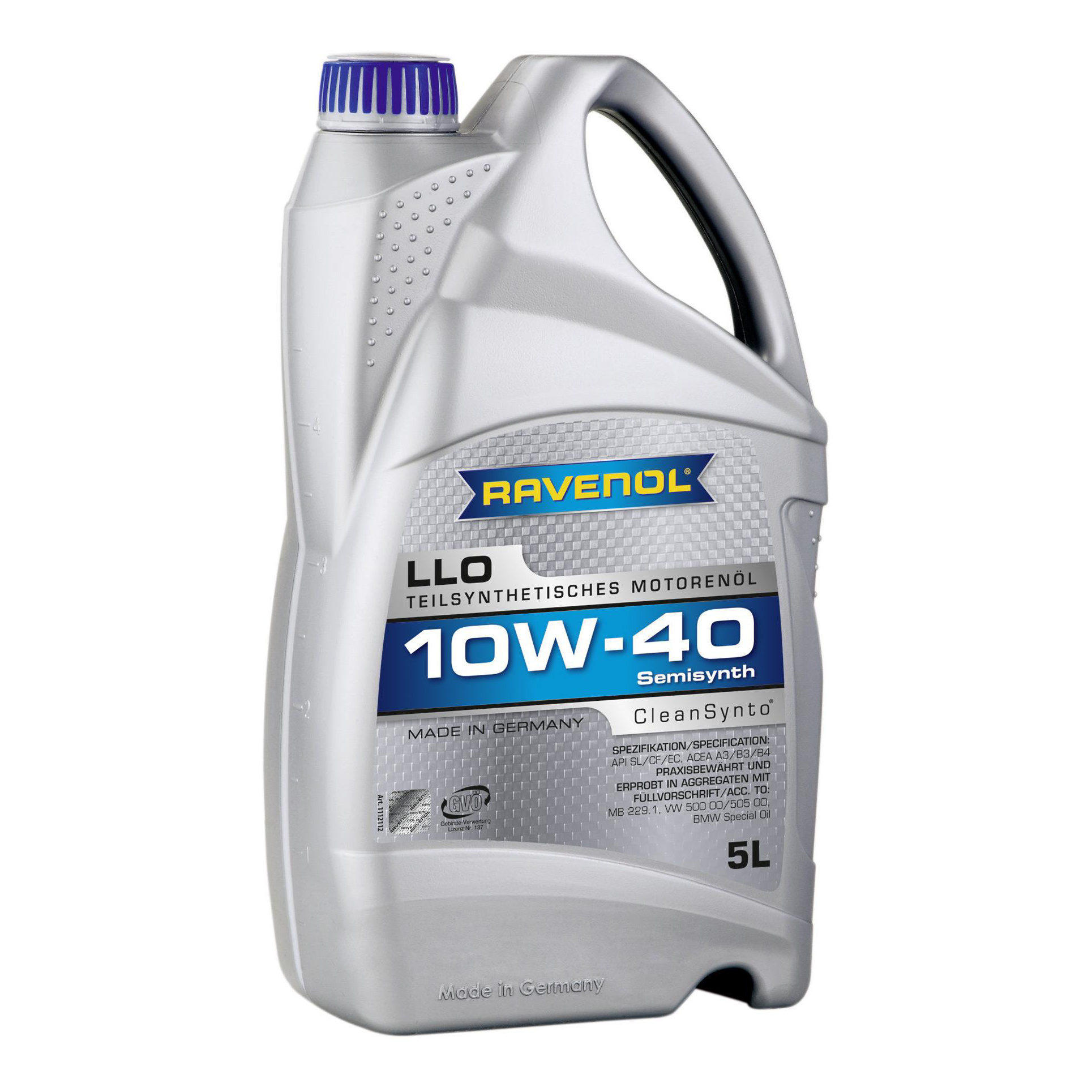 фото Моторное масло ravenol llo sae 10w-40 5л