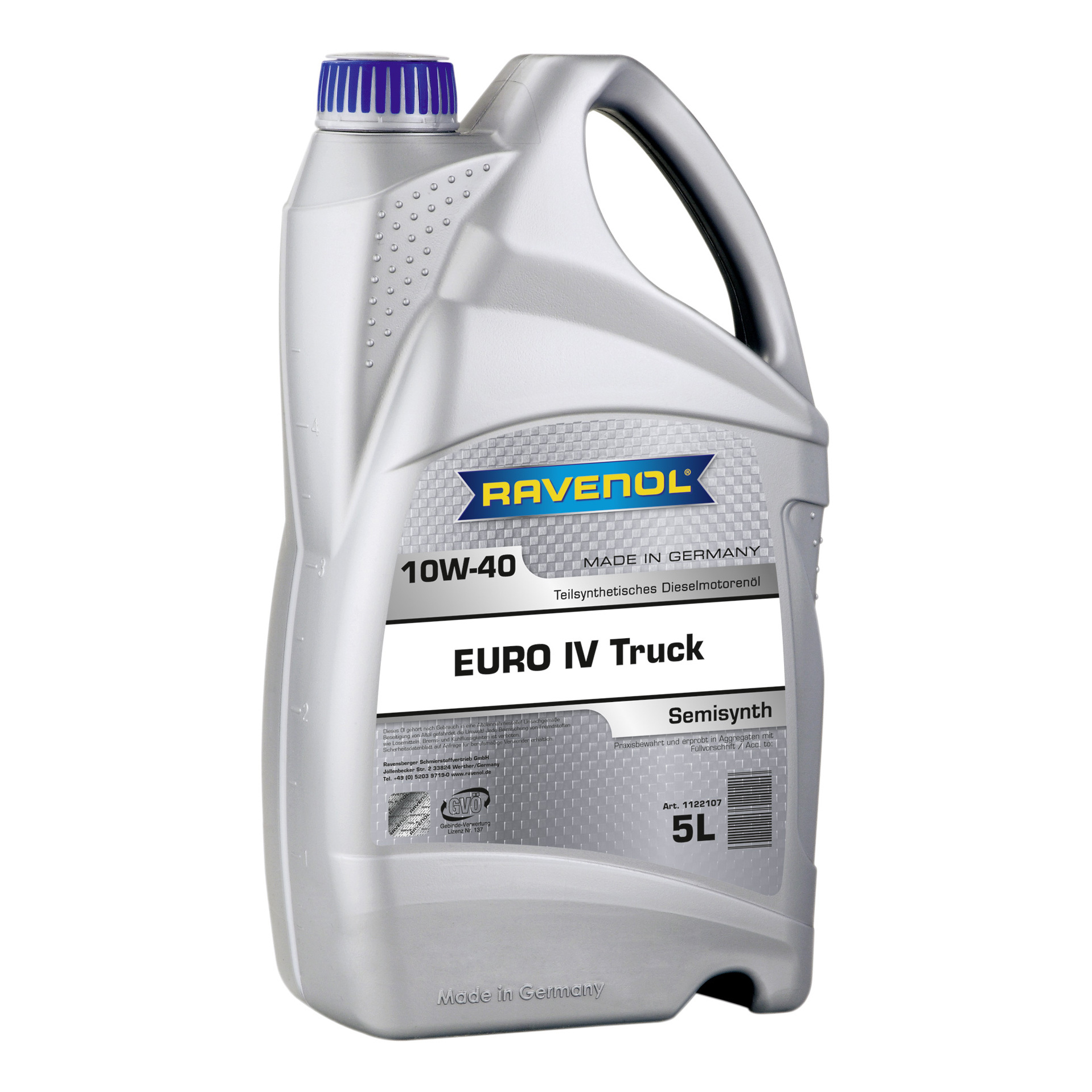 фото Моторное масло ravenol euro iv truck sae 10w-40 5л