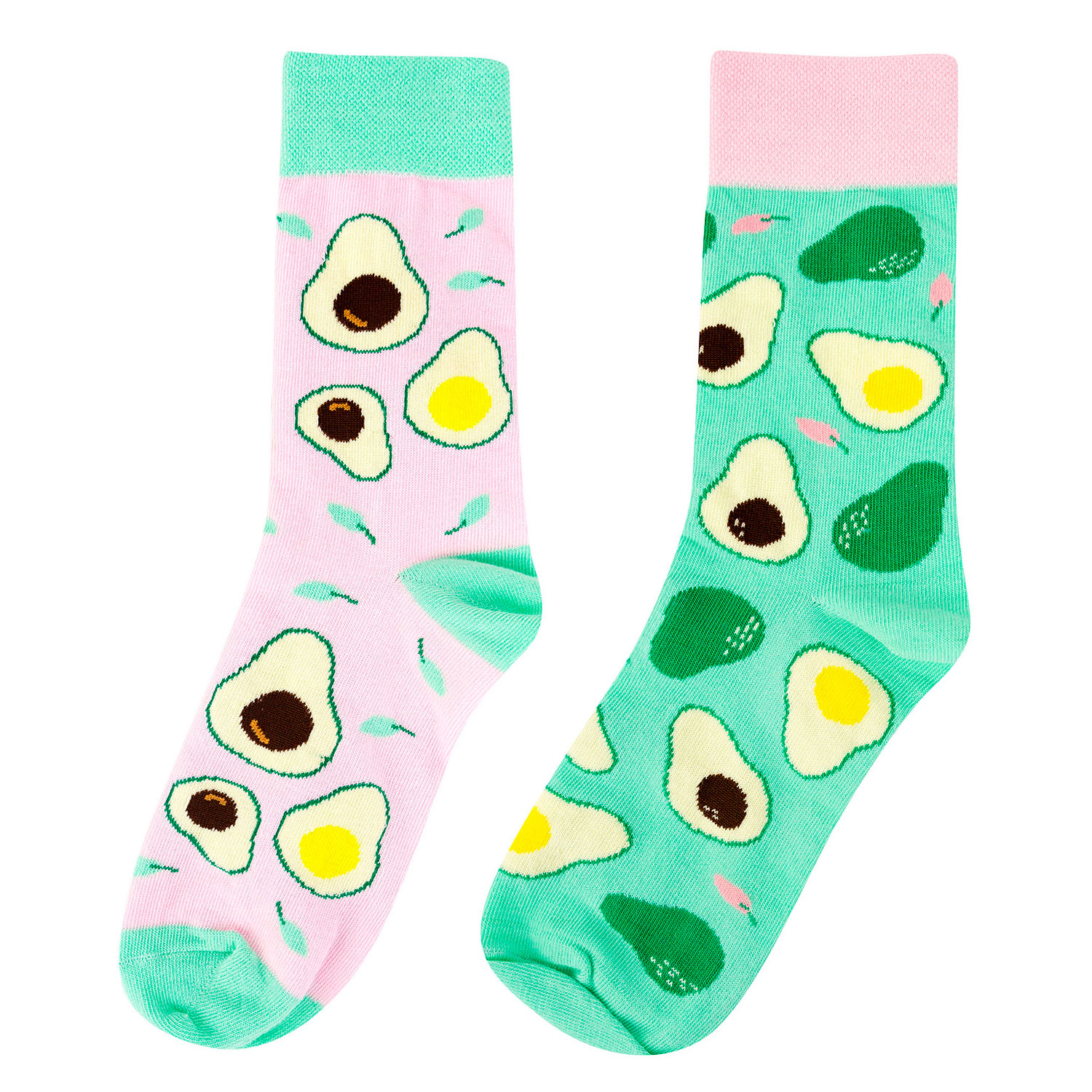 фото Носки женские kawaii factory kawaii avocado разноцветные 35-39