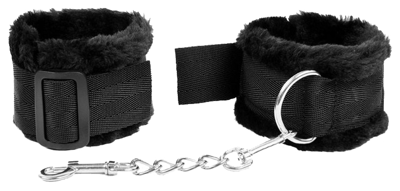 Черные оковы на регулируемых пряжках Bior toys